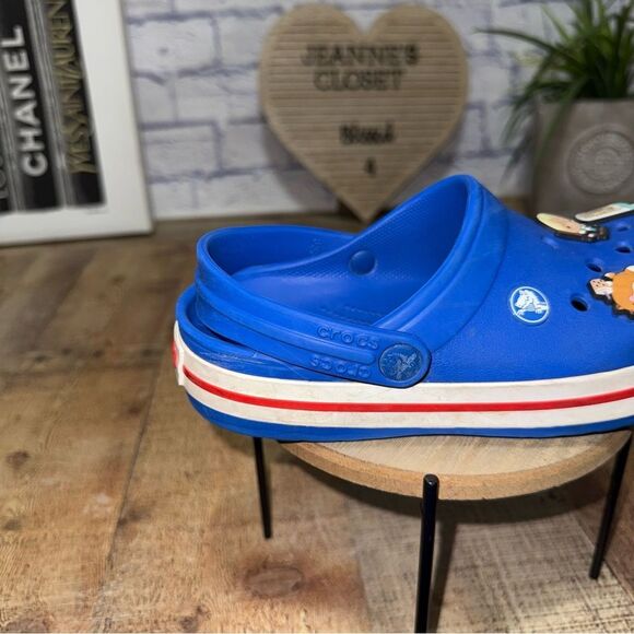 Crocs Kid's Unisex Crocband Clog Blue Bolt Croslite US Kid's J 3 - Picture 5 of 13